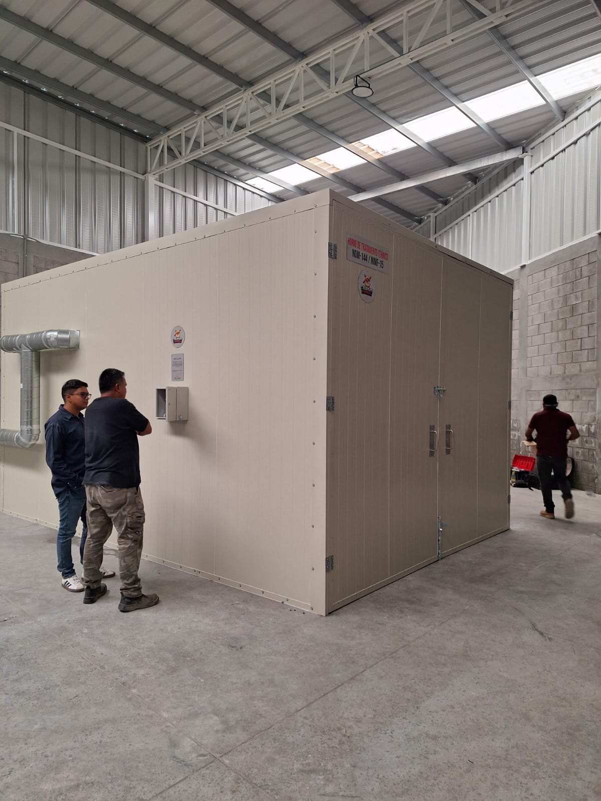 Horno para tarimas TX3 vista exterior