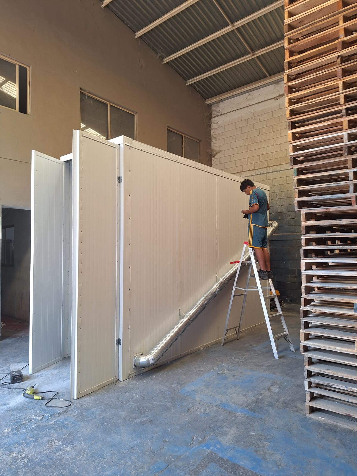 Interior de horno de tratamiento térmico