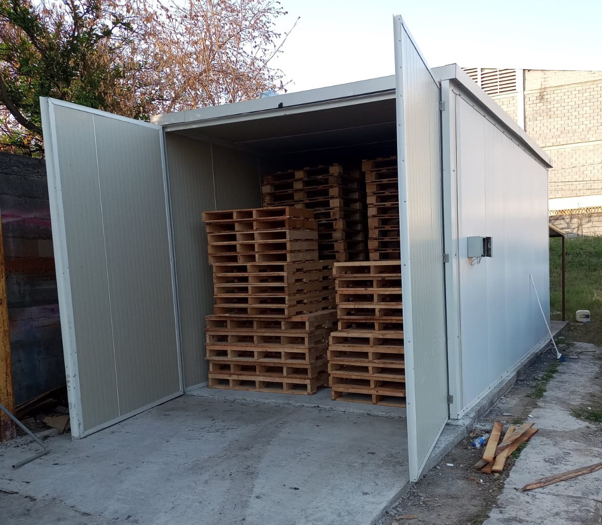 Horno para tarimas TX3 vista exterior